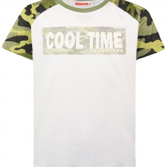 T SHIRT TIME 13-221018 ΛΕΥΚΟ