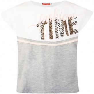 T SHIRT TIME 16-221224 ΕΚΡΟΥ