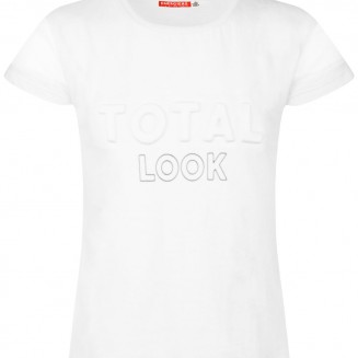T SHIRT TOTAL 16-221234 ΛΕΥΚΟ 