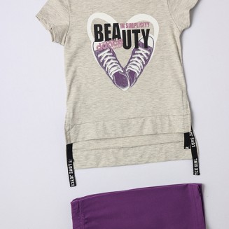 ΣΕΤ SHOES 211529G ΓΚΡΙ