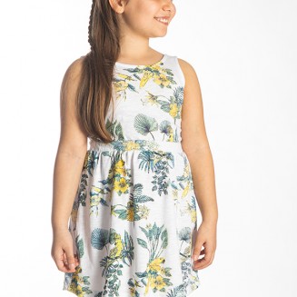 ΦΟΡΕΜΑ FLORAL 211563G ΛΕΥΚΟ