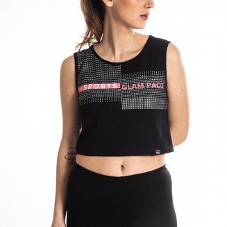 ΜΠΛΟΥΖΑ SPORTS 213121 ΜΑΥΡΟ