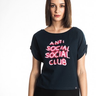 ΜΠΛΟΥΖΑ ANTISOCIAL 213162 ΜΠΛΕ