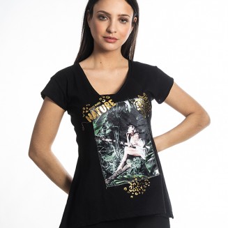 ΜΠΛΟΥΖΑ NATURE 213182 ΜΑΥΡΟ