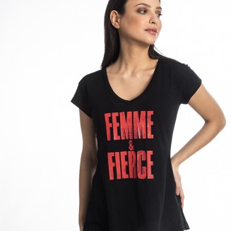 ΜΠΛΟΥΖΑ FEMME 213183 ΜΑΥΡΟ