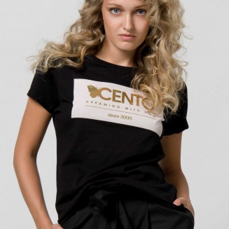 ΜΠΛΟΥΖΑ ΤΥΠΩΜΑ "CENTO" 1002618 ΜΑΥΡΟ