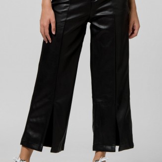 ΠΑΝΤΕΛΟΝΙ CROP LEATHER LOOK 1302603 MAYΡΟ