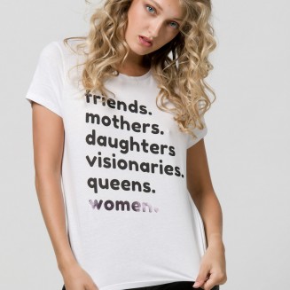 ΜΠΛΟΥΖΑ ΤΥΠΩΜΑ "FRIENDS"1002617 ΛΕΥΚΟ