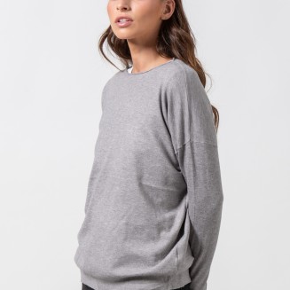 ΜΠΛΟΥΖΑ ΠΛΕΚΤΗ "LOOSE" 1002625 ΓΚΡΙ