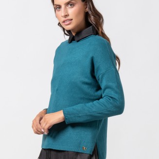 ΜΠΛΟΥΖΑ ΠΛΕΚΤΗ ΜΕ ΑΝΟΙΓΜΑ  1002626 ΠΕΤΡΟΛ