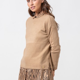 ΜΠΛΟΥΖΑ ΠΛΕΚΤΗ ΜΕ ΑΝΟΙΓΜΑ  1002626 CAMEL