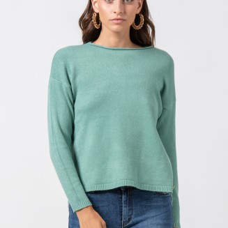 ΜΠΛΟΥΖΑ ΠΛΕΚΤΗ ΜΕ ΑΝΟΙΓΜΑ  1002626 ΠΡΑΣΙΝΟ