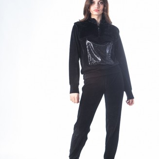 ΠΑΝΤΕΛΟΝΙ ΓΙΑ ΓΥΝΑΙΚΑ ΒΕΛΟΥΤΕ ΛΑΣΤΙΧΟ 200212 ΜΑΥΡΟ