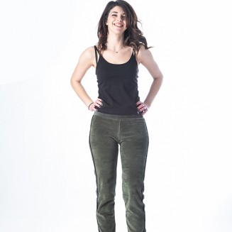 ΠΑΝΤΕΛΟΝΙ ΒΕΛΟΥΤΕ ΓΙΑ ΓΥΝΑΙΚΑ ΡΙΓΑ ΠΛΑΙ 205722 XAKI