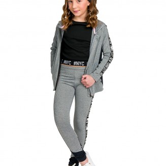 ΖΑΚΕΤΑ ΓΙΑ ΚΟΡΙΤΣΙ "NEW YORK" 16-120900-5 ΓΚΡΙ