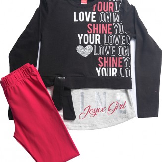 ΣΕΤ ΓΙΑ ΚΟΡΙΤΣΙ ΜΕ ΚΟΛΑΝ "SHINE" 202358 ΜΑΥΡΟ