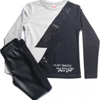 ΣΕΤ ΓΙΑ ΚΟΡΙΤΣΙ  ΜΕ VINYL ΚΟΛΑΝ 202363 ΜΑΥΡΟ