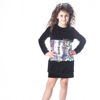 ΦΟΡEΜΑ ΓΙΑ ΚΟΡΙΤΣΙ ΒΕΛΟΥΤΕ ΠΑΓΕΤΑ 202382 ΜΑΥΡΟ